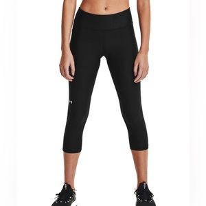 Under Armour Fly Fast 2.0 HeatGear Capri Legging.  Fun Barbie Neon pink.